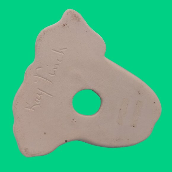 Kay Finch Praying Madonna Christmas Nativity Figurine RARE Gold & White Colorway - Picture 7 of 10